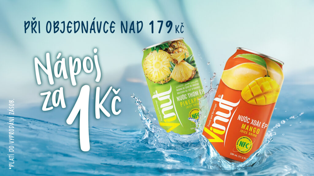 Akce nápoje za jednu korunu