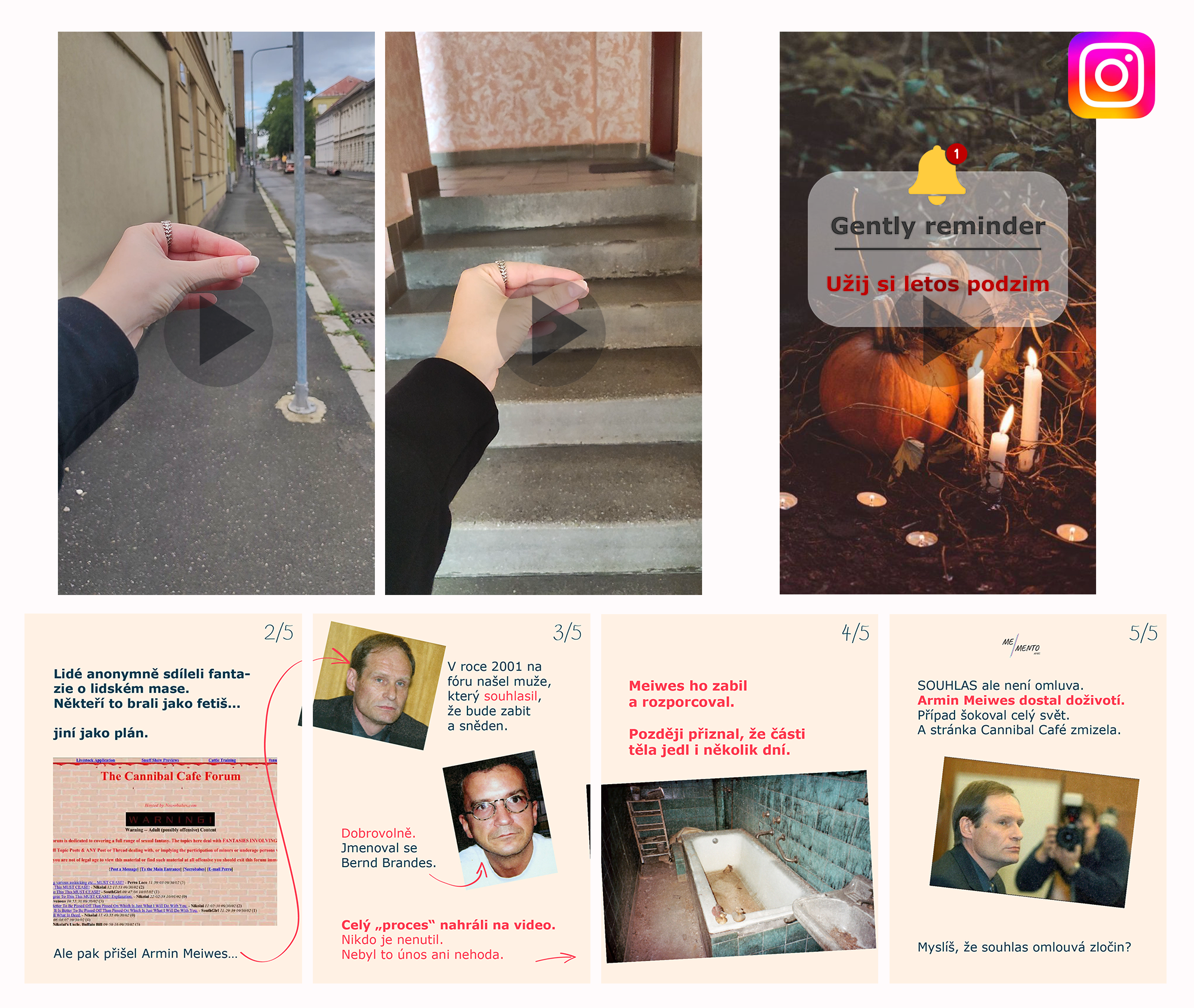 Správa sociálních sítí brandu s hororovou tematikou Správa sociálních sítí brandu s hororovou tematikou